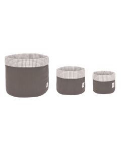 Muslin Opbergmanden - 3 stuks