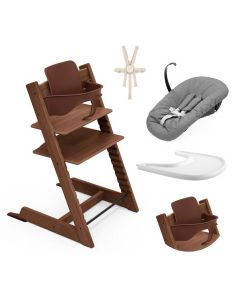 Tripp Trapp kinderstoel + Baby Set 2 + Tafelblad + Harnas 2 + Newborn Set