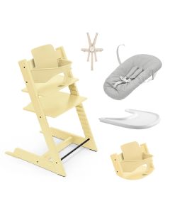 Tripp Trapp kinderstoel + Baby Set 2 + Tafelblad + Harnas 2 + Newborn Set