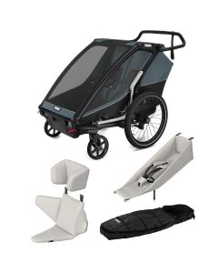 Pack Chariot Cab double fietskar - Comfort