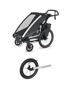 Pack Chariot Cross 2.0 single fietskar + Jogging Kit