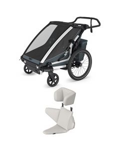 Pack Chariot Cross 2.0 double fietskar + Baby Supporter