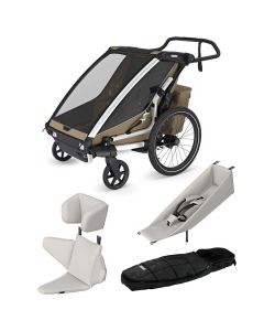 Pack Chariot Cross 2.0 double fietskar - Comfort