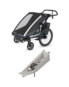 Pack Chariot Cross 2.0 double fietskar + Infant Sling zitje