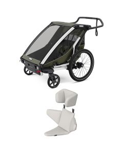 Pack Chariot Lite double fietskar + Baby Supporter