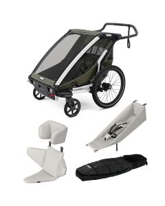 Pack Chariot Lite double fietskar + Comfort