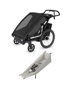 Pack Chariot Sport 2.0 double fietskar + Infant Sling zitje