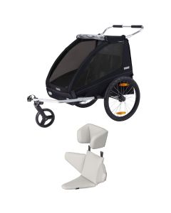 Pack Coaster 2 XT fietskar + Baby Supporter