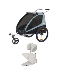 Pack Coaster 2 XT fietskar + Baby Supporter