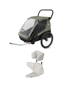 Pack Courier fietskar + Baby Supporter