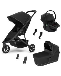 Trio Spring 2 + Thule Bassinet reiswieg + Maple autostoel