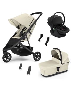 Trio Spring 2 + Thule Bassinet reiswieg + Maple autostoel
