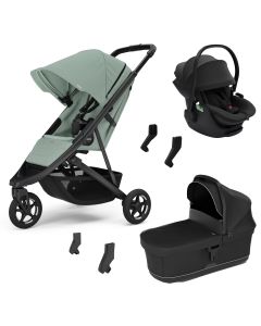 Trio Spring 2 + Thule Bassinet reiswieg + Maple autostoel
