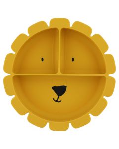 Siliconen bord met vakjes en zuignap