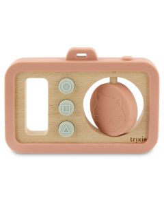 Hout-siliconen babycamera