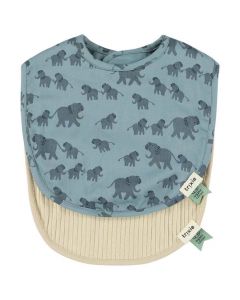 Set van 2 newborn slabbetjes