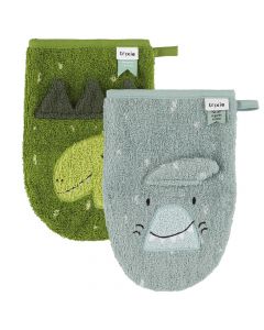 Set van 2 washandjes