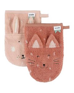 Set van 2 washandjes