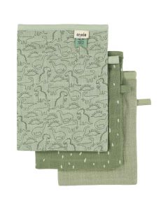 Set van 3 tetra washandjes