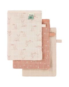 Set van 3 tetra washandjes