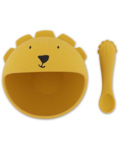 Silicone first meal eetset