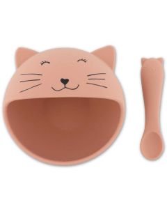 Silicone first meal eetset