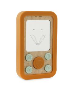 Hout-siliconen babytelefoon