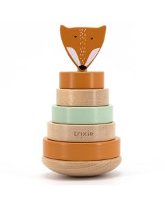 Houten stapeltoren