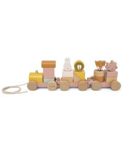 Houten dierentrein
