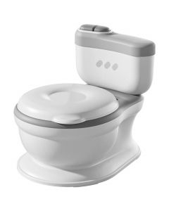 Babytoilet met geluidsspoeling